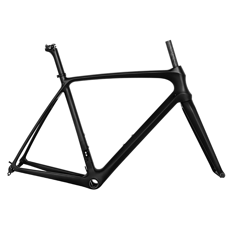 Cadre de vélo de route en carbone avec frein sur jante 700Cx25C