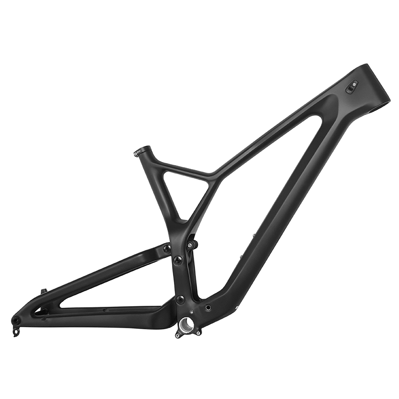 29er Full Suspension XC Trail Mountain Bike Cadre VTT en carbone