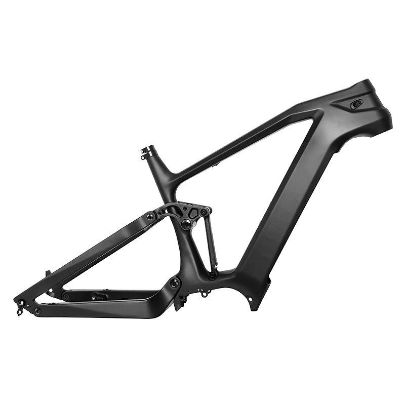 Cadre de vélo électrique en fibre de carbone à suspension complète 29er adapté au moteur M620 de Bafang